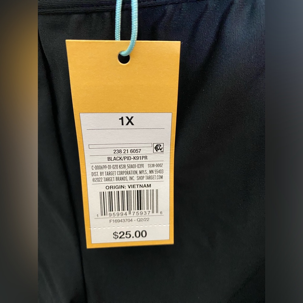 NWT Kona Sol Plus Size Black Athletic/Board/Swim Shorts - Picture 4 of 8